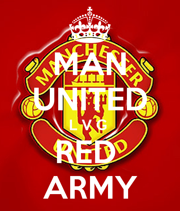 Red LVG Logo - MAN UNITED L V G RED ARMY Poster | JIMMY | Keep Calm-o-Matic