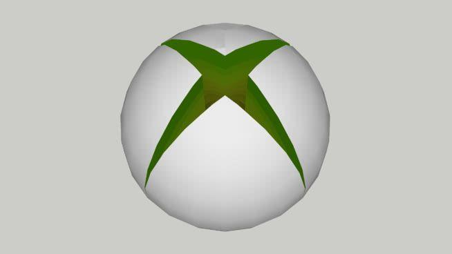 Gray and Green Ball Logo - Xbox 360 Logo | 3D Warehouse