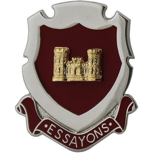 Engineer Castle Logo - Army Engineer Regimental Corps Crest