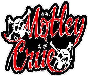 Motley Crue Logo - Motley Crue Logo Decal Sticker 80's Heavy Metal Rock