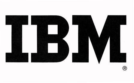1956 IBM Logo - PAUL RAND'S REDESIGN OF THE IBM LOGO IN 1956 USED A BOLD SERIF FONT ...