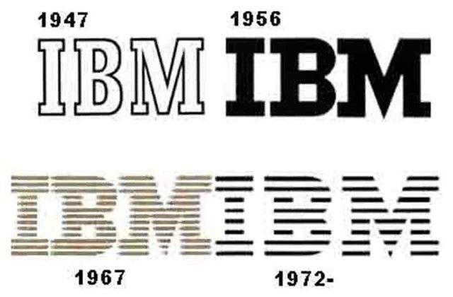 1956 IBM Logo - IBMcollectables Gallery 1.5.10 - Paul Rand and IBM Logo history