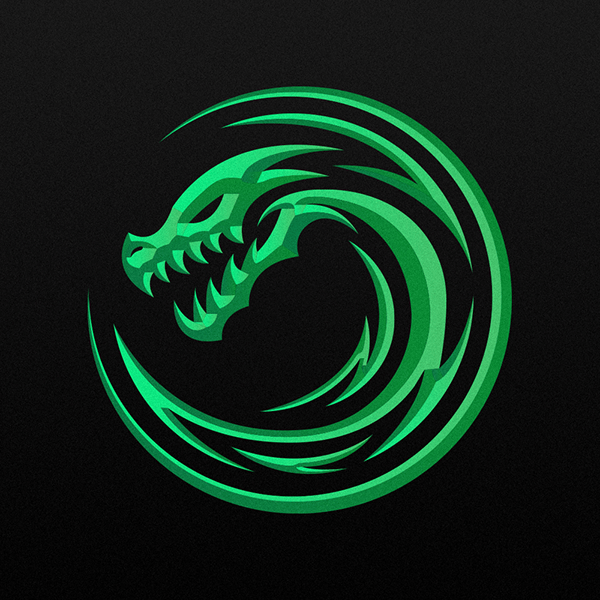 Cool Green Dragon Logo - Dragon logo | Logos | Logos, Dragon, Logo design
