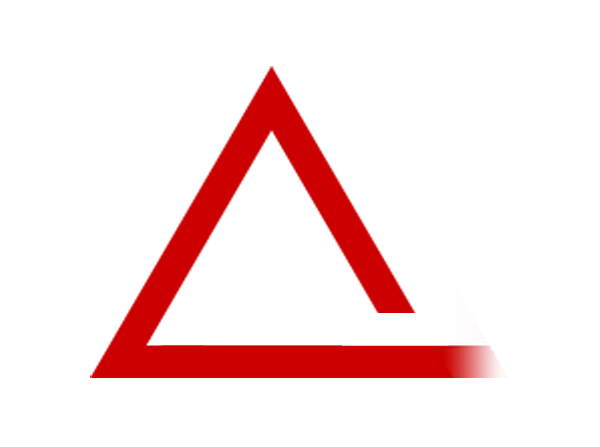 Four Red Triangles Logo - Four Red Triangles White Triangles Logo Two
