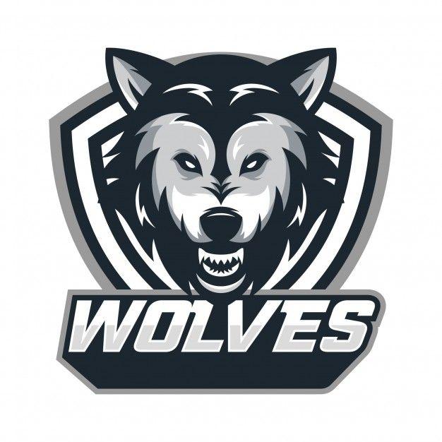 Wolf Sports Logo - Wolf animal sport mascot head logo vector Vector | Premium Download