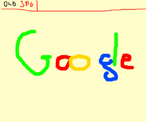 Old Google Logo - old Google logo drawing by BiaHoTomato - Drawception