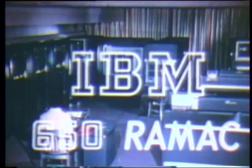 1956 IBM Logo - 1956) IBM 650 RAMAC - IBM Archives (VTI AK49) - IBM MediaCenter