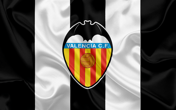 Professional Football Club Logo - Download wallpapers Valencia FC, professional football club, emblem ...