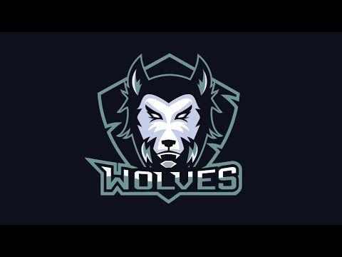 Wolves Sports Logo - Adobe Illustrator - Wolves E-sport / Team Logo Speedart - YouTube