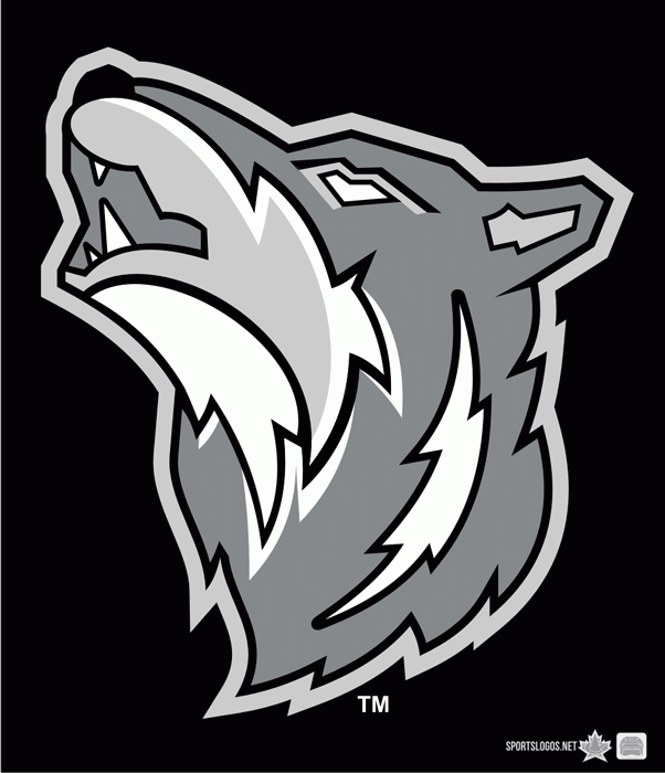 Grey Wolf Logo - Sudbury Wolves Jersey Logo - Ontario Hockey League (OHL) - Chris ...