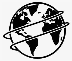 White Globe Logo - Globe Black And White PNG, Transparent Globe Black And White PNG ...
