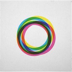 Rainbow Circular Logo - Lined Rainbow Logo design. rainbow!. Logo design, Logos, Logo