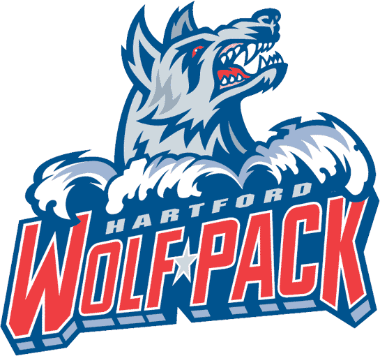 Wolf Sports Logo - Hartford Wolf Pack Primary Logo Hockey League AHL