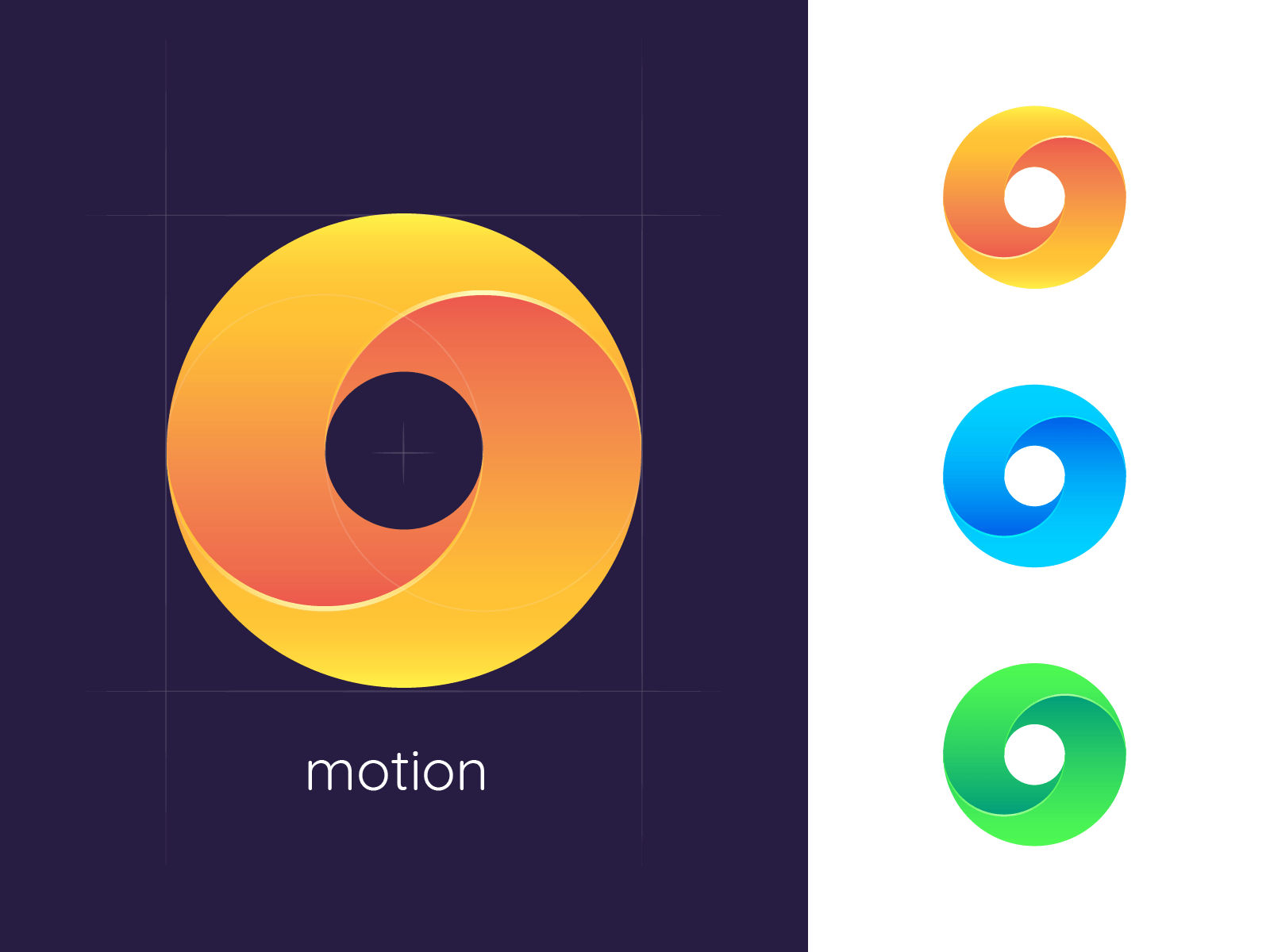 Rainbow Circular Logo - Shape and Color in Logo Design. Practical Cases