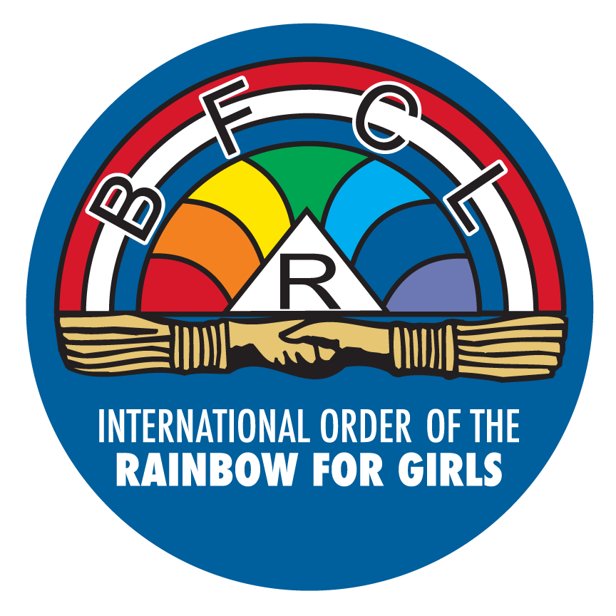 Rainbow Circular Logo - Public Relations Team - CA Rainbow Girls
