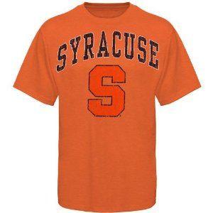 Orange N Logo - NCAA Syracuse Orange Orange Big Arch 'n Logo T Shirt By Football