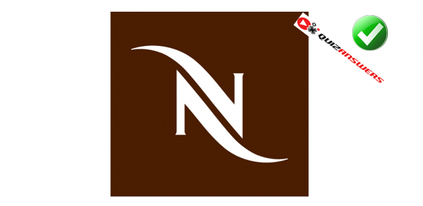 Brown and White N Logo - Black and white n Logos