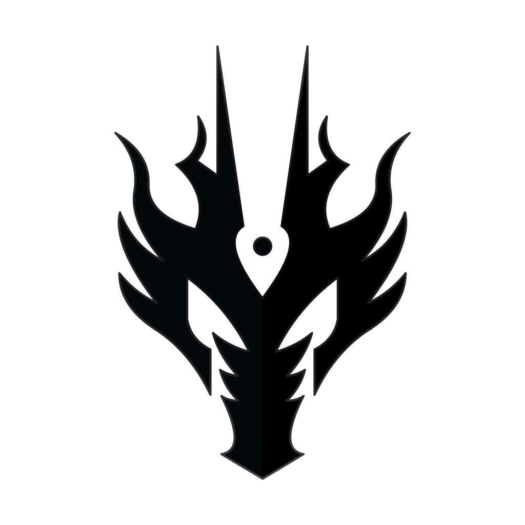 Simple Dragon Logo - Symbol for Art (should be) | My Country | Symbols, Tattoos, Dragon