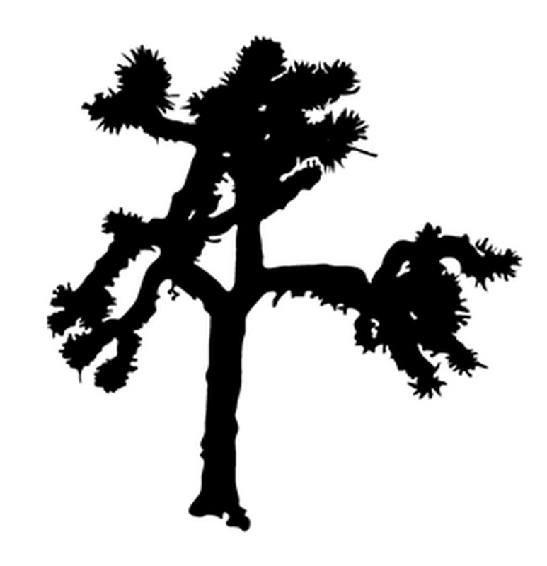 Tree Outline Logo - joshua tree outline u2 the joshua tree logo 1 - Best Line Drawing Images