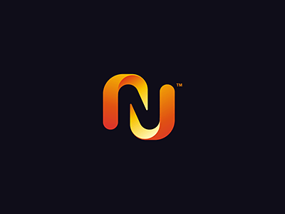 Orange N Logo - N. Design. Logo design, Logos and N logo design