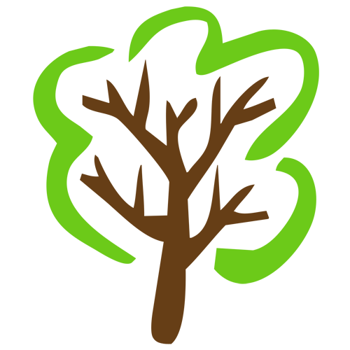 Tree Outline Logo - Simple Tree Outline - Clip Art Library