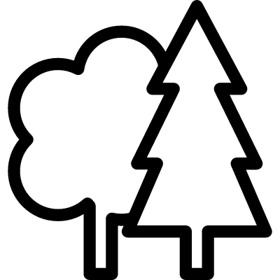 Tree Outline Logo - Trees outline ⋆ Free Vectors, Logos, Icons and Photos Downloads