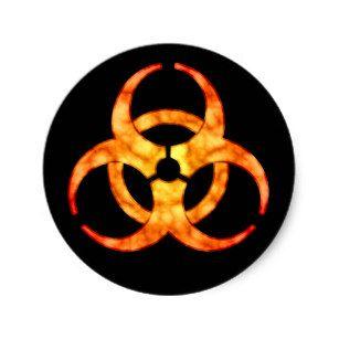 Orange Biohazard Logo - Orange Biohazard Symbol Gifts & Gift Ideas | Zazzle UK