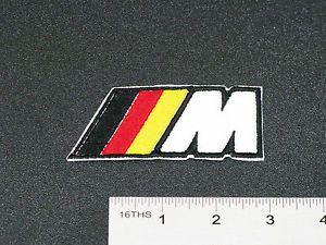 M Power BMW Logo - BMW M LOGO BADGE (M-POWER) DEUTSCH COLOR CAR BIKER RACING PATCH ...