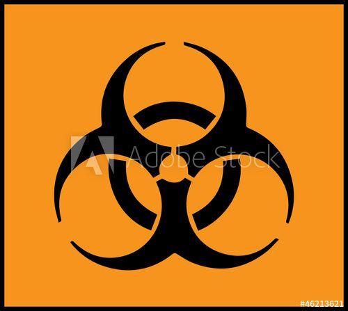 Orange Biohazard Logo - Biohazard symbol sign orange - Buy this stock vector and explore ...