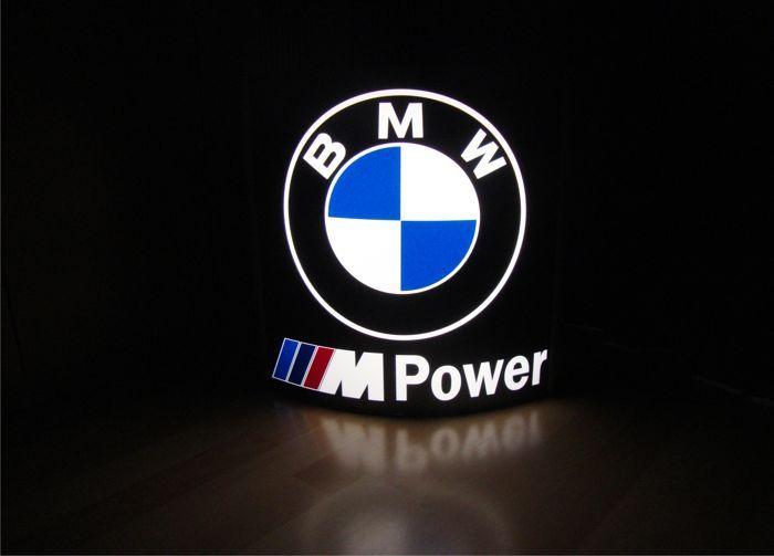 M Power BMW Logo - BMW M POWER Illuminated lightbox - Light box - Illuminated ...