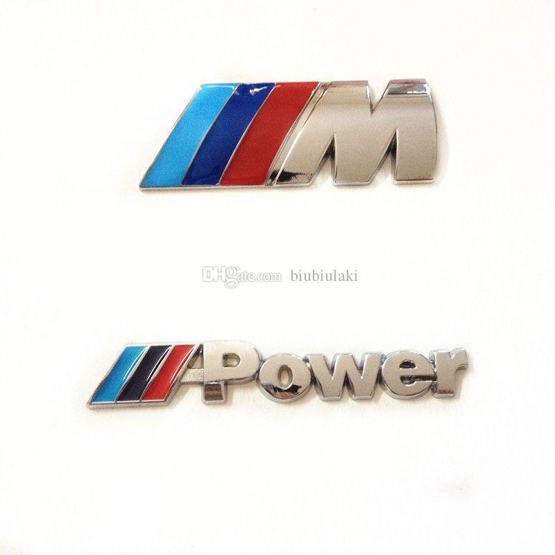 M Power BMW Logo - For BMW ///M Power Emblem M Badge Sticker Car Auto Trunk Metal Decal