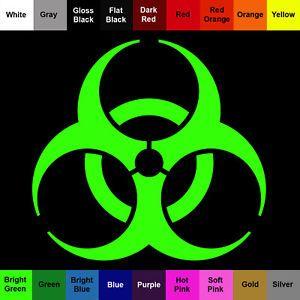 Orange Biohazard Logo - Bio-hazard Sticker Buy 1 Get 1 Free Every Quantity Biohazard Symbol ...
