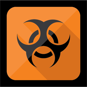 Orange Biohazard Logo - BIOHAZARD Logo Vector (.AI) Free Download