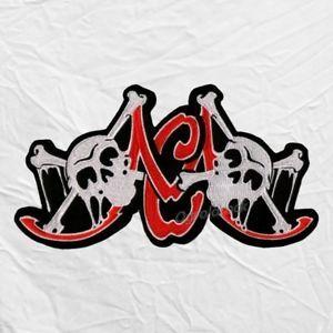 Motley Crue Logo - Motley Crue Word MC & Skulls Logo Embroidered Big Patch Nikki Sixx