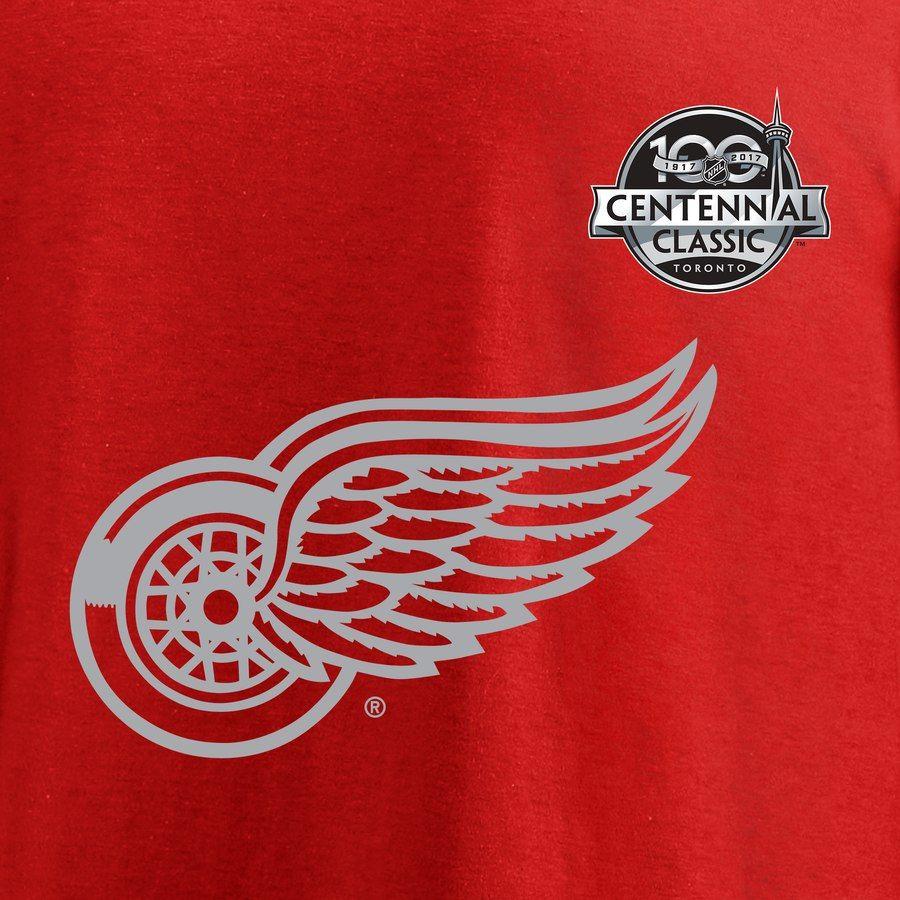 Classic Detroit Red Wings Logo - Women's Detroit Red Wings Fanatics Branded Red 2017 Centennial