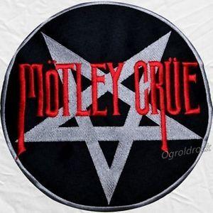 Motley Crue Logo - Motley Crue Shout at the Devil Logo Embroidered Big Patch Rock Band