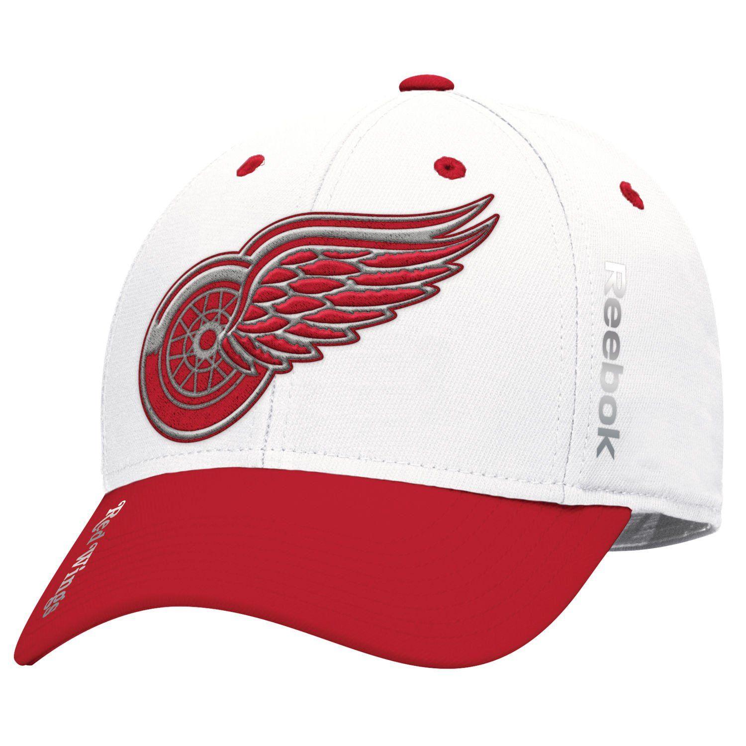 Classic Detroit Red Wings Logo - Detroit Red Wings Centennial Classic Coaches Structured Flex Cap ...