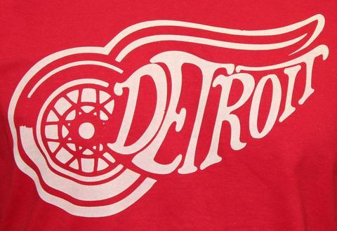 Classic Detroit Red Wings Logo - Men's Classic Detroit Red Wings T Shirt