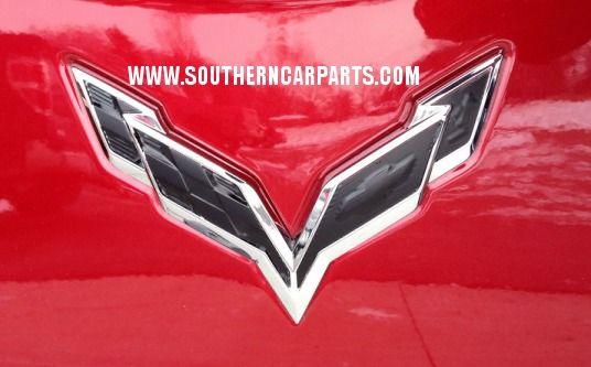 Corvette 2014 Logo - C7 Corvette Emblem Blackout Kit - SouthernCarParts.com