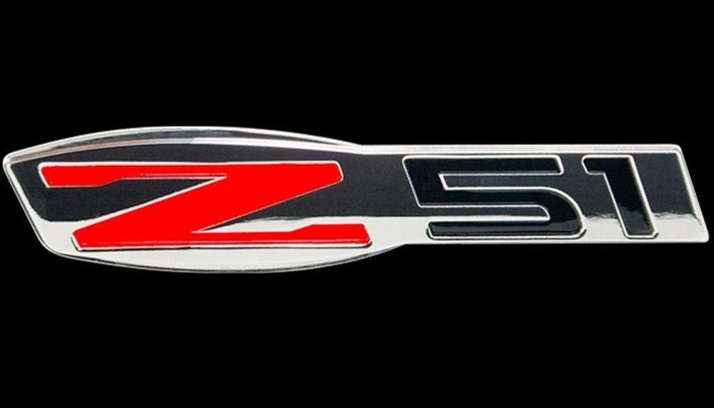 Corvette 2014 Logo - C7 Corvette 2014+ Stingray Billet Chrome Z51 Badge | Corvette Mods