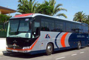 Blue and Red Line Bus Logo - Bus schedule Orihuela Costa: the blue and red line Spain