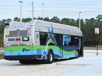 Blue and Red Line Bus Logo - Fla.'s JTA receives $16.9M grant for new BRT line