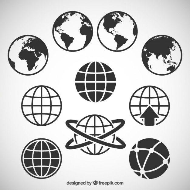 Black Globe Logo - Globe Vectors, Photo and PSD files