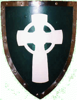 Cross and Shield Logo - Our Actual Celtic Cross Shield (TM) - The Prayer Foundation Logo and ...
