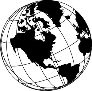 World Map Globe Logo - Map Logo Vectors Free Download