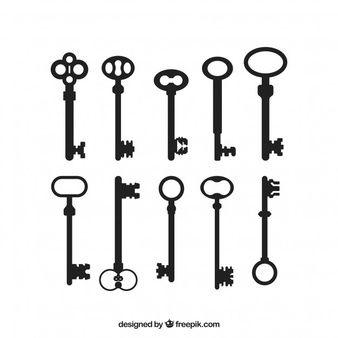 Ornate Three Crossed Keys Logo - Keys Vectors, Photos and PSD files | Free Download