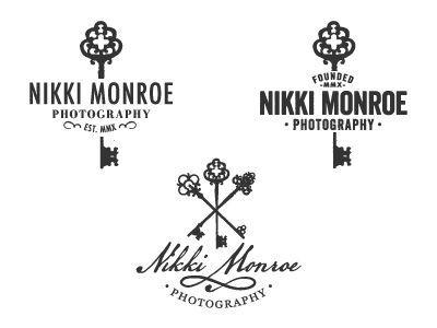 Ornate Three Crossed Keys Logo - Nikki Monroe Logo Mockups | Women's Retreat | Logos, Logo design, Mockup