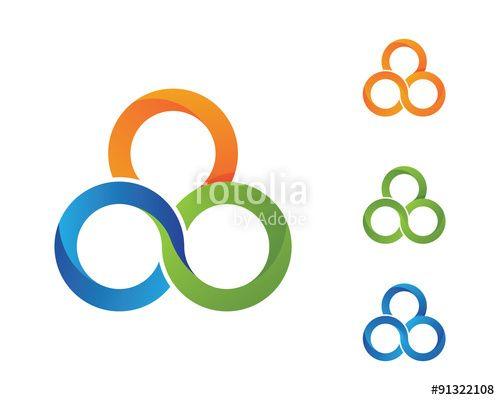 3 Circle Logo - Circle Logo Template Stock Image And Royalty Free Vector Files
