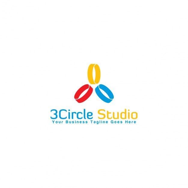 3 Circle Logo - Download Vector circle studio logo template