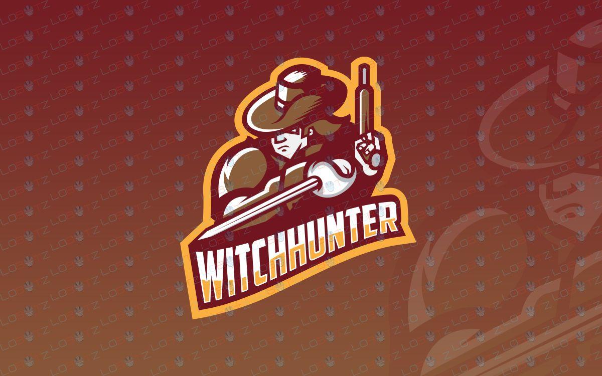 Hunter Logo - Striking Witch Hunter Mascot Logo For Sale | eSports Logo - Lobotz